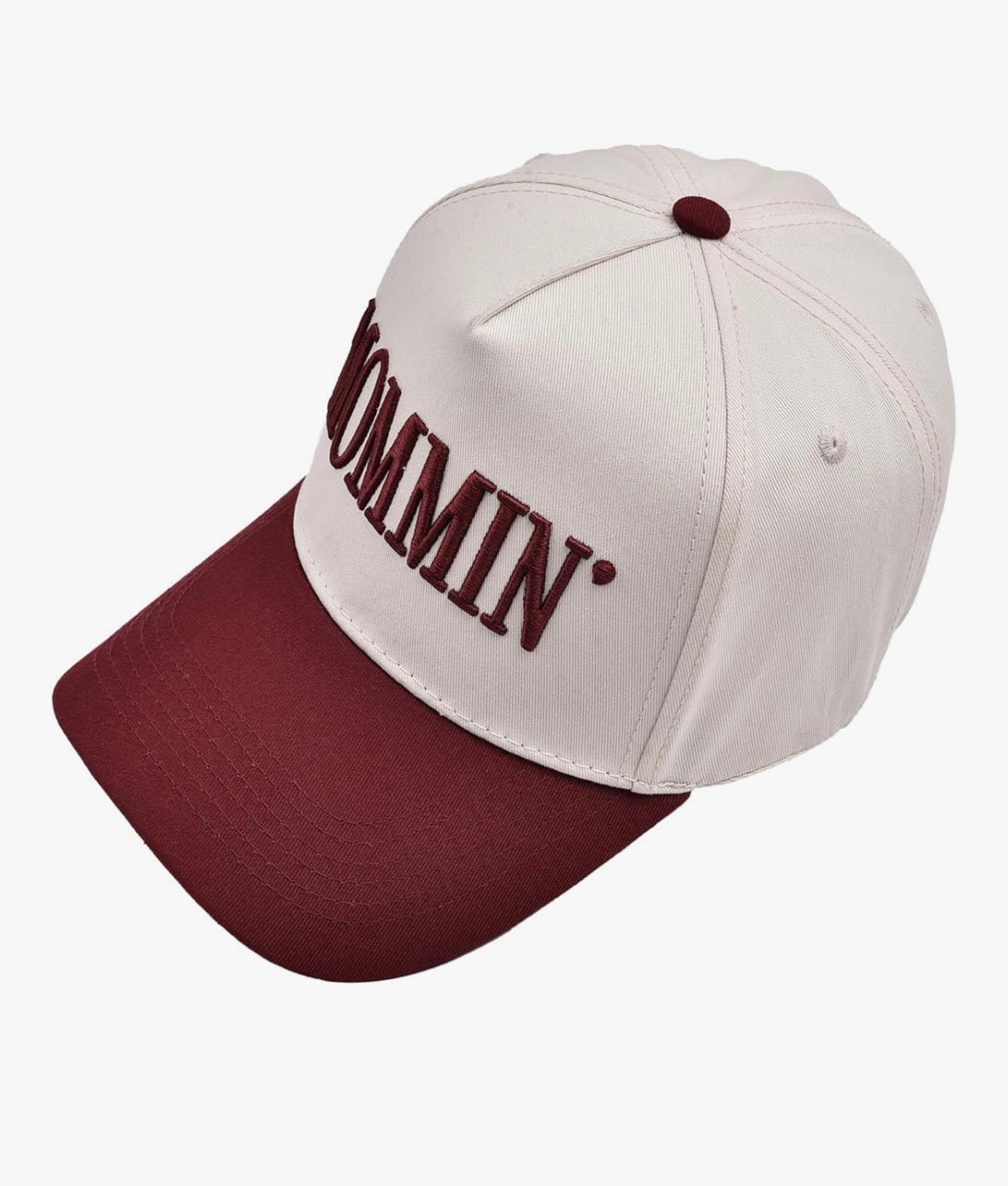 Mommin Embroidered Hat | Two Tone Mom Baseball Cap | Neutral Mom Hat | Mom Life Cap | Everyday Mom Gift