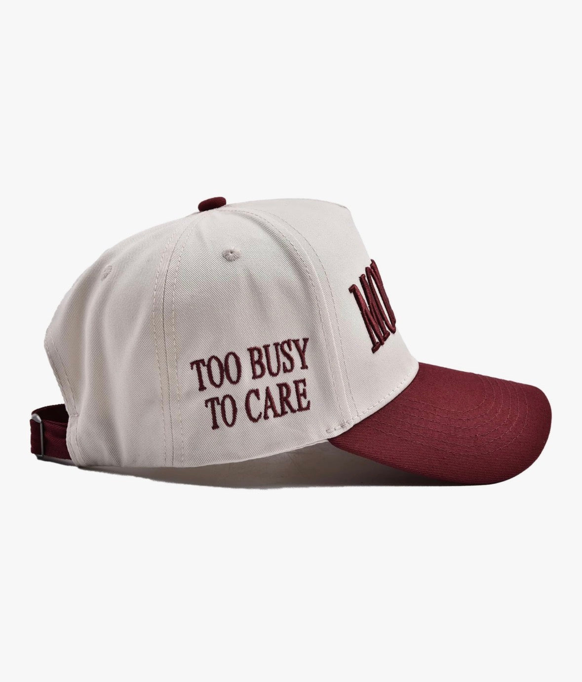 Mommin Embroidered Hat | Two Tone Mom Baseball Cap | Neutral Mom Hat | Mom Life Cap | Everyday Mom Gift