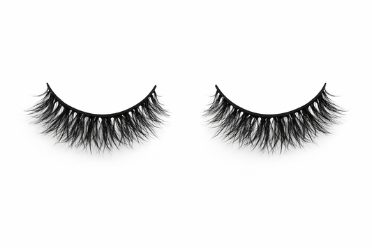 Midnight Muse Wispy Faux Mink Lashes – Dramatic Fluffy Cat Eye Strip Lashes, Lightweight Reusable Glam Eyelashes